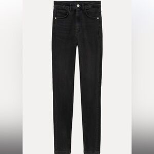 Zara sculpted high waist jeans